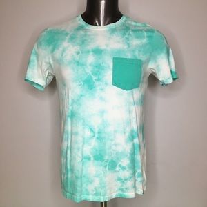 Men's Hurley Aqua Tie-Dye T-Shirt